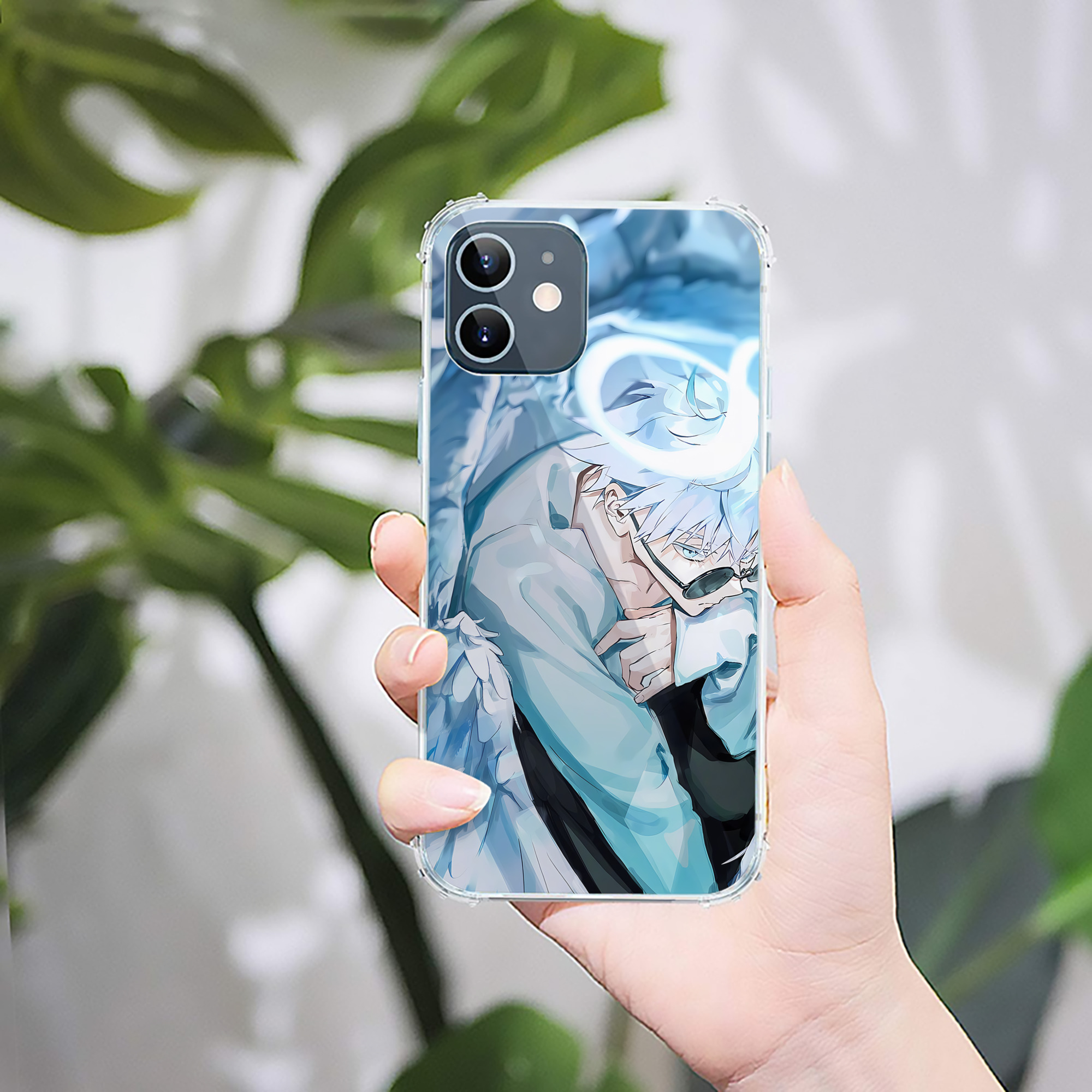 （画像用） 呪術廻戦 Jujutsu Kaisen 【iPhone 12シリーズ対応】透明スマホケース（クリアソフトケース）